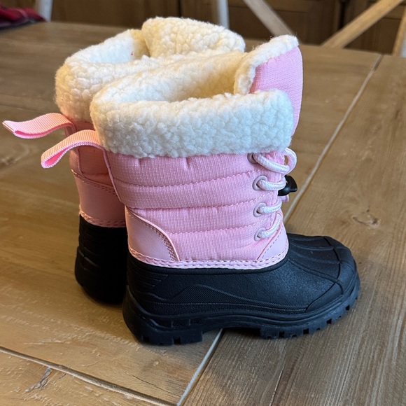 Girl Toddler Snow Winter Boots Waterproof - Pink - Size 7 - Excellent Condition - Picture 5 of 14